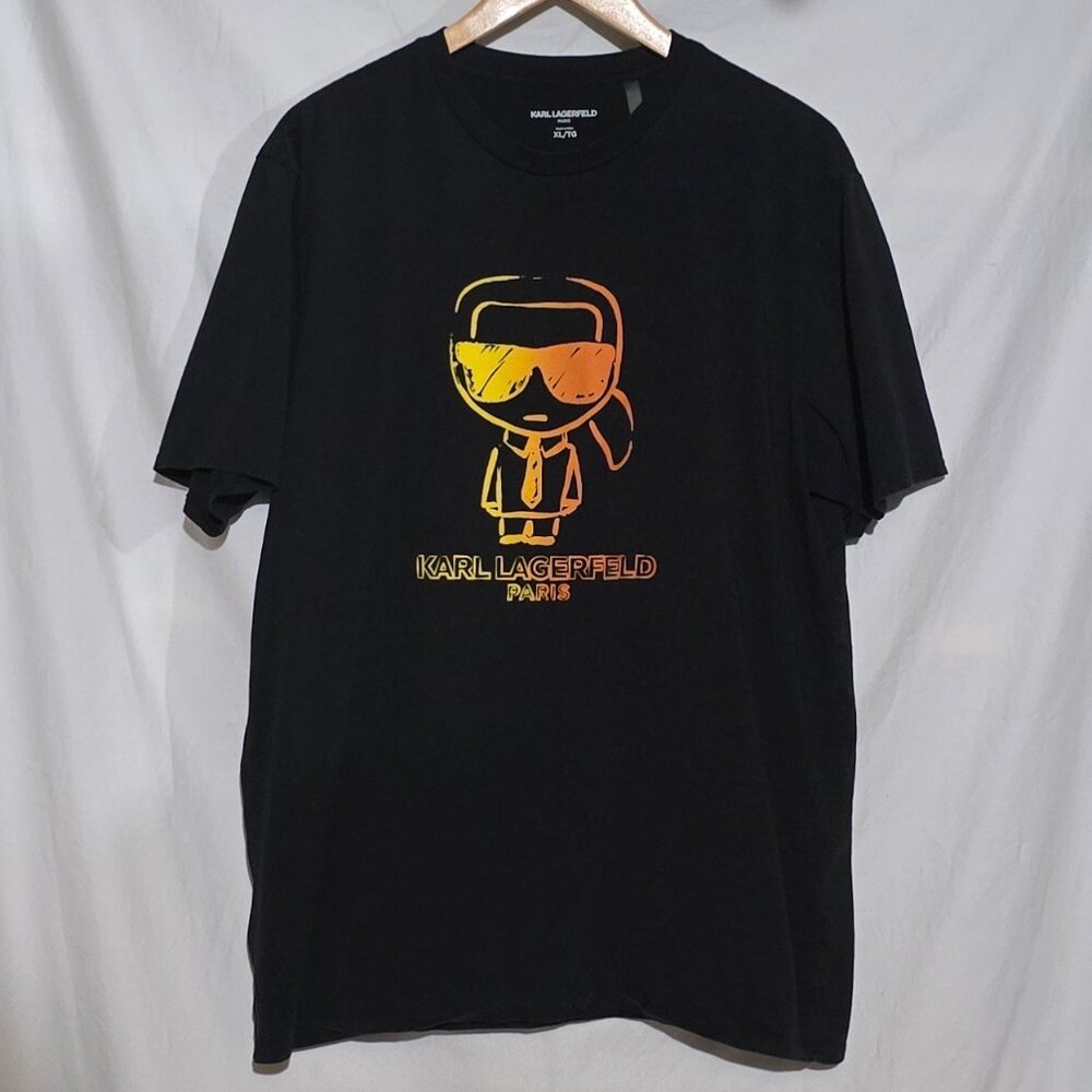 Karl Lagerfeld SS Crewneck - Black Karl Lagerfeld Paris - Sz XL*